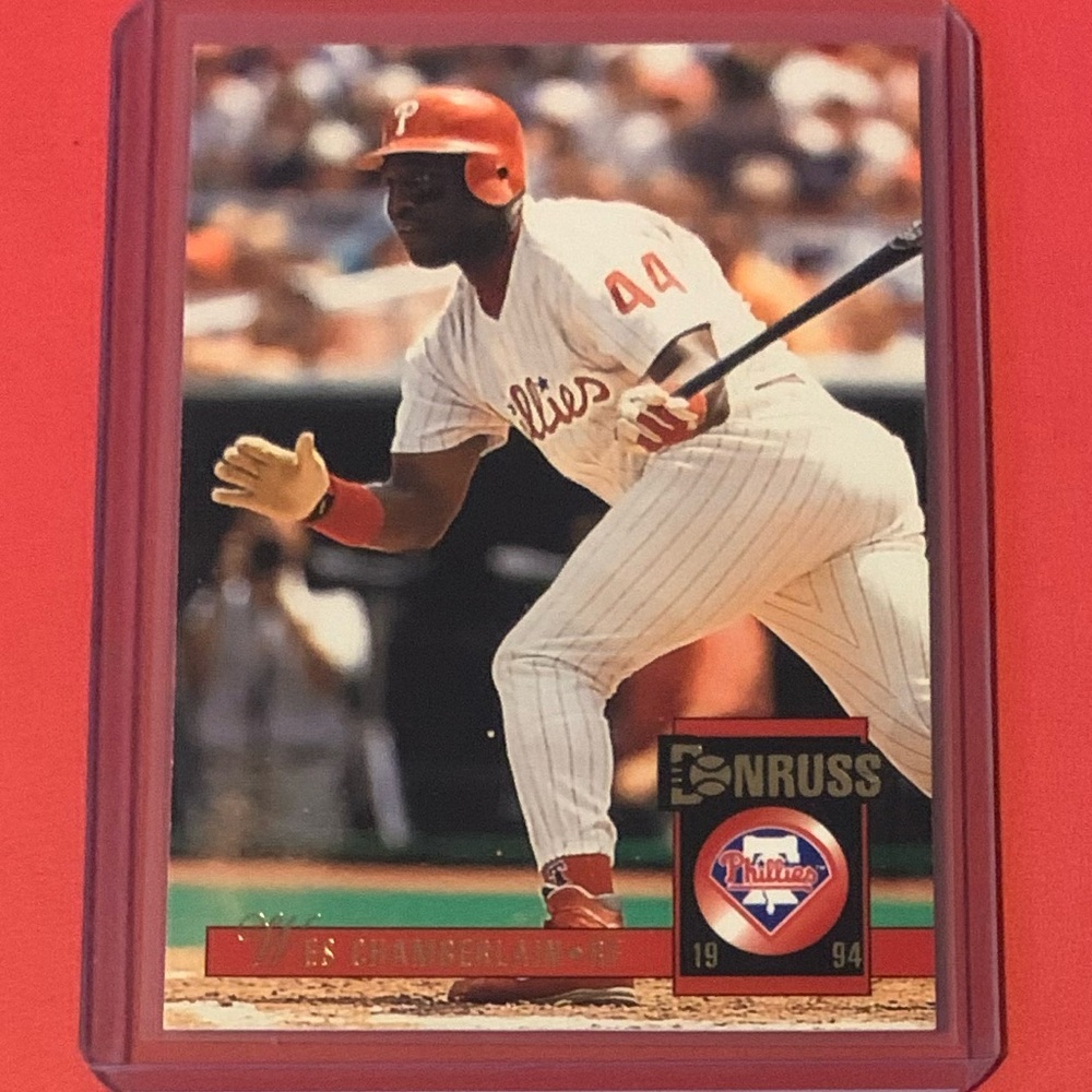 Wes Chamberlain #101 1994 Donruss Baseball Trading Card